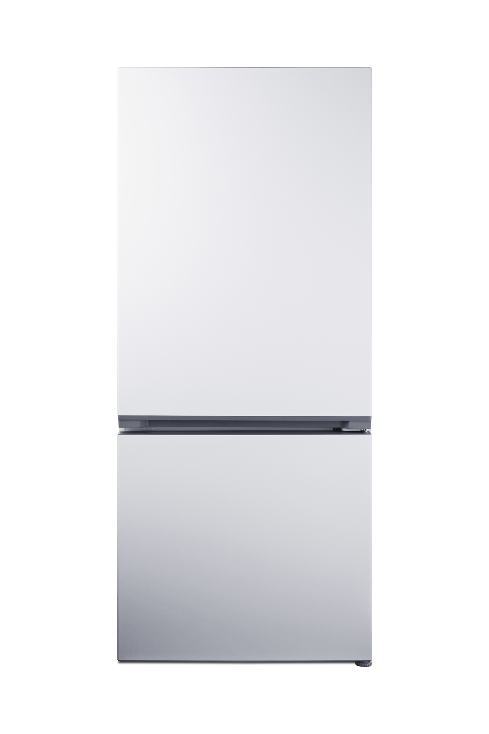 Frost-free ENERGY STAR certified bottom freezer refrigerator in a classic white finish and counter depth fit